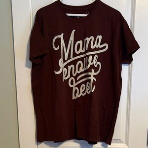 NWT Brown 'Mama Knows Best' T-Shirt